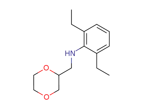 N-<2-(1,4-dioxacyclohexyl)methyl>-2,6-diethylaniline