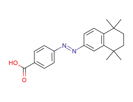 4-[(5,6,7,8-tetrahydro-5,5,8,8-tetramethyl-2-naphthalenyl)azo]benzoic acid