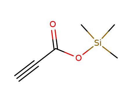 Molecular Structure of 19232-22-5 (TRIMETHYLSILYL ACETYLENECARBOXYLATE)