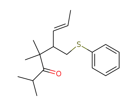 (E)-2,4,4-trimethyl-5-phenylthio-6-octen-3-one