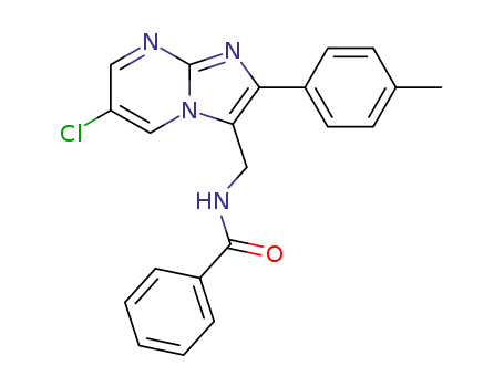 Benzamide,
N-[[6-chloro-2-(4-methylphenyl)imidazo[1,2-a]pyrimidin-3-yl]methyl]-