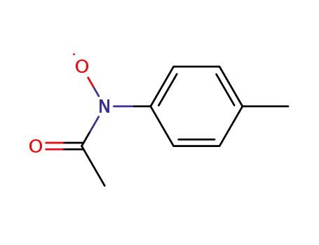 Molecular Structure of 81375-87-3 (Nitroxide,  acetyl  4-methylphenyl  (9CI))