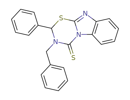 3-Benzyl-2-phenyl-2,3-dihydro-1-thia-3,4a,9-triaza-fluorene-4-thione