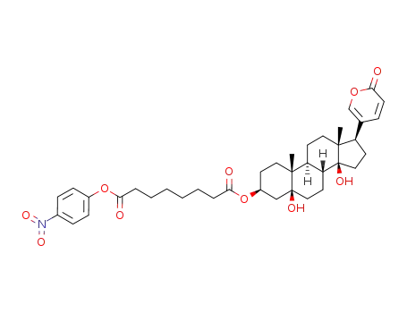 Molecular Structure of 75090-28-7 (telocinobufagin 3-hemisuberate p-nitrophenyl ester)
