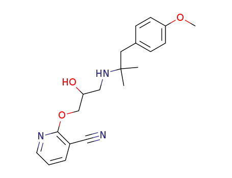 2-{2-Hydroxy-3-[2-(4-methoxy-phenyl)-1,1-dimethyl-ethylamino]-propoxy}-nicotinonitrile