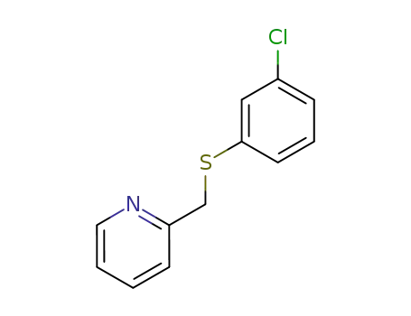 Molecular Structure of 83801-83-6 (2-(3-Chloro-phenylsulfanylmethyl)-pyridine)