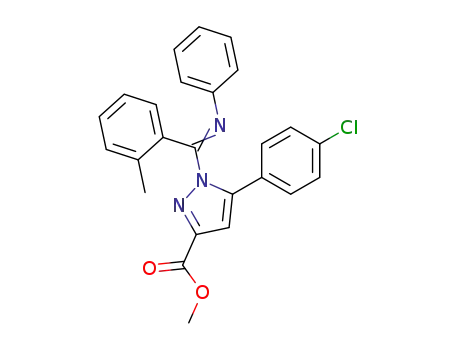 1-(2-methyl-N-phenylbenzimidoyl)-3-carbomethoxy-5-(4-chlorophenyl)pyrazole