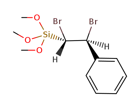 u-1,2-dibromo-1-(trimethoxysilyl)-2-phenylethane