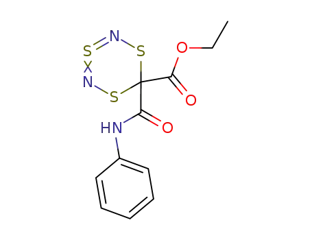ethyl 6-(phenylaminocarbonyl)-1,3λ<sup>4</sup>δ<sup>2</sup>,5,2,4-trithiadiazine-6-carboxylate