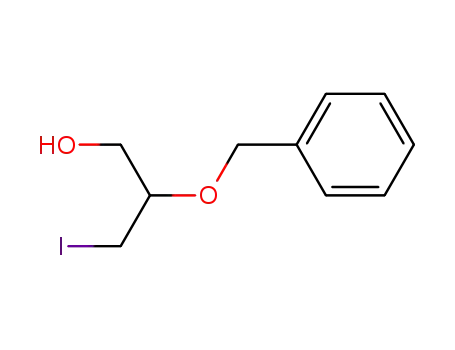 Molecular Structure of 105543-67-7 (1-Propanol, 3-iodo-2-(phenylmethoxy)-)