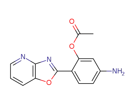 Acetic acid 5-amino-2-oxazolo[4,5-b]pyridin-2-yl-phenyl ester