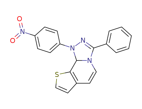 1-(4-Nitro-phenyl)-3-phenyl-1,9b-dihydro-thieno[2,3-c][1,2,4]triazolo[4,3-a]pyridine