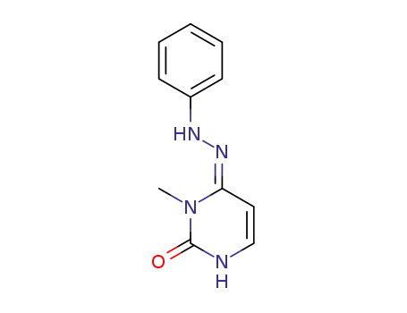 3-methyl-4-phenylhydrazino-2-pyrimidone