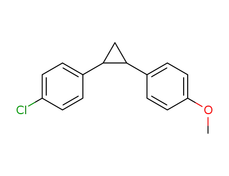 Benzene, 1-chloro-4-[2-(4-methoxyphenyl)cyclopropyl]-, trans-