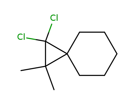 Molecular Structure of 70422-34-3 (Spiro[2.5]octane, 1,1-dichloro-2,2-dimethyl-)