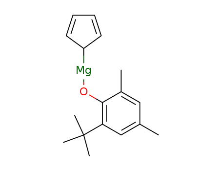 Molecular Structure of 140848-04-0 (cyclopentadienyl(2,4-dimethyl-6-t-butylphenoxy)magnesium)