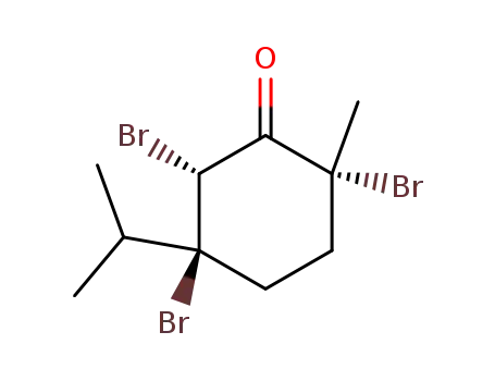(2R,5S,6R)-2,5,6-Tribromo-5-isopropyl-2-methyl-cyclohexanone