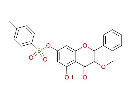 Molecular Structure of 17892-78-3 (5-hydroxy-3-methoxy-7-tosyloxyflavone)
