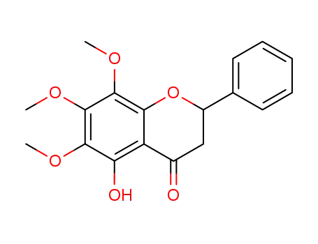 5-hydroxy-6,7,8-trimethoxy-flavanone