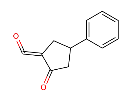 Molecular Structure of 117135-79-2 (2-Oxomethylene-4-phenyl-cyclopentanone)
