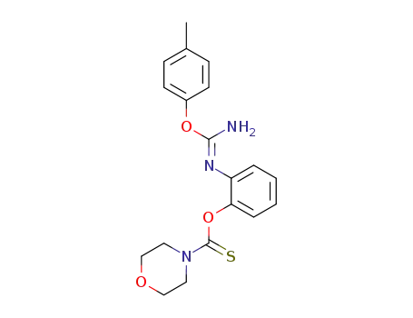 N-(2-Morpholino-thiocarbonyloxy)-phenyl-O-<4'-methyl>phenylisoharnstoff