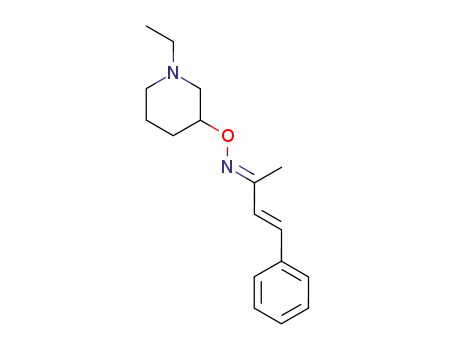 (E)-4-Phenyl-but-3-en-2-one O-(1-ethyl-piperidin-3-yl)-oxime