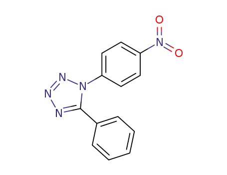 Molecular Structure of 57761-71-4 (1H-Tetrazole, 1-(4-nitrophenyl)-5-phenyl-)