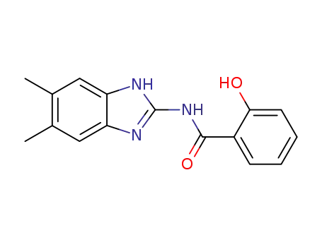 Benzamide, N-(5,6-dimethyl-1H-benzimidazol-2-yl)-2-hydroxy-