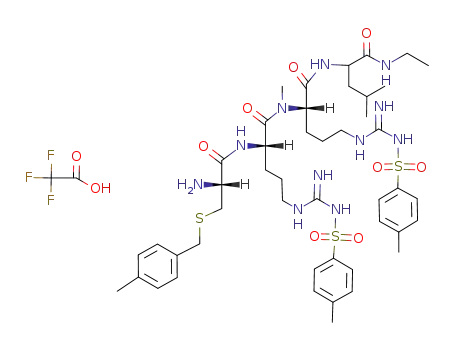 TFA*H-Cys(MBzl)-Arg(Tos)-MeArg(Tos)-D-Leu-NHEt