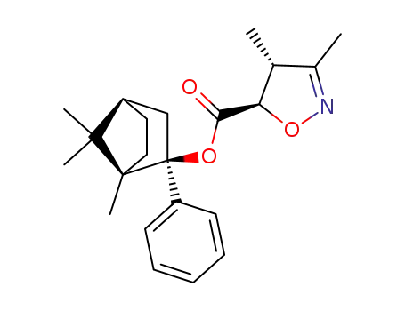(4R,5R)-3,4-Dimethyl-4,5-dihydro-isoxazole-5-carboxylic acid (1R,2S,4R)-1,7,7-trimethyl-2-phenyl-bicyclo[2.2.1]hept-2-yl ester