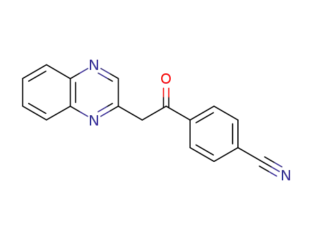 4-(2-Quinoxalin-2-yl-acetyl)-benzonitrile