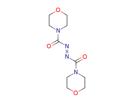 Molecular Structure of 10465-82-4 (AZODICARBOXYLIC BISMORPHOLIDE)