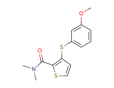 3-(3-Methoxy-phenylsulfanyl)-thiophene-2-carboxylic acid dimethylamide