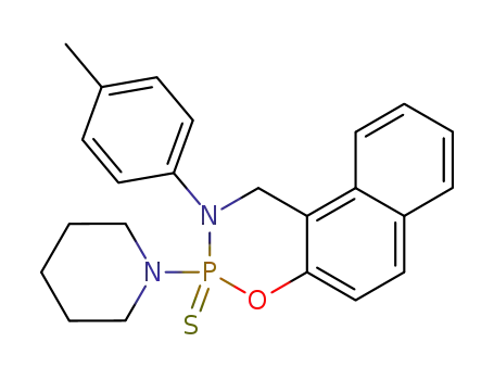 2-Piperidin-1-yl-3-p-tolyl-3,4-dihydro-1-oxa-3-aza-2-phospha-phenanthrene 2-sulfide