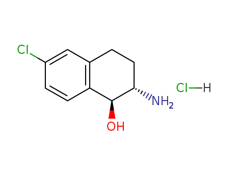1-Naphthalenol, 2-amino-6-chloro-1,2,3,4-tetrahydro-, hydrochloride