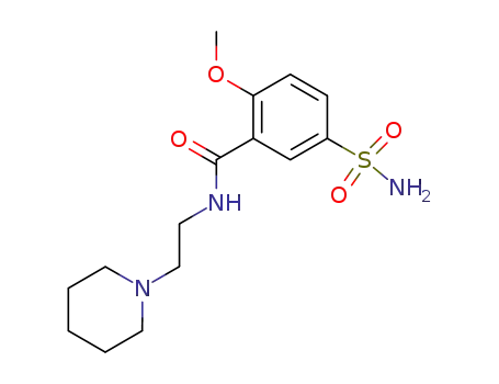 2-Methoxy-N-(2-piperidin-1-yl-ethyl)-5-sulfamoyl-benzamide