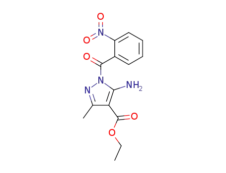 1-(2-Nitrobenzoyl)-4-carbethoxy-3-methyl-5-aminopyrazole