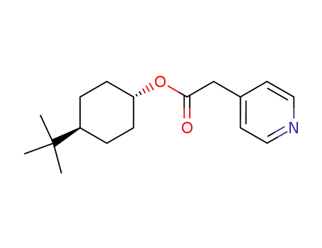 Molecular Structure of 129175-17-3 (4-tert-butylcyclohexyl 4-pyridylacetate)