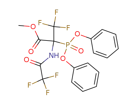 Alanine, 2-(diphenoxyphosphinyl)-3,3,3-trifluoro-N-(trifluoroacetyl)-,
methyl ester