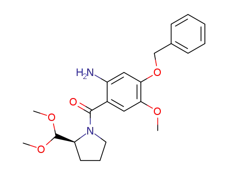 N-(2-amino-4-benzyloxy-5-methoxybenzoyl)-L-prolinal dimethyl acetal