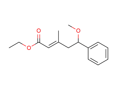 ethyl 5-methoxy-3-methyl-5-phenyl-2-pentenoate