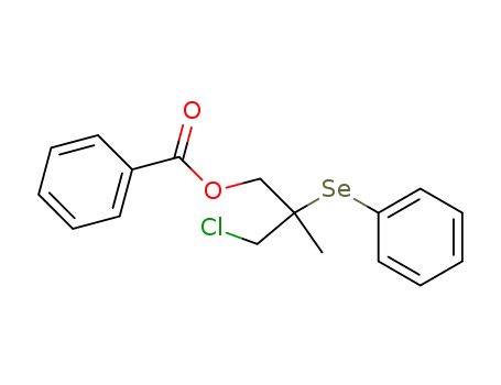 Benzoic acid 3-chloro-2-methyl-2-phenylselanyl-propyl ester