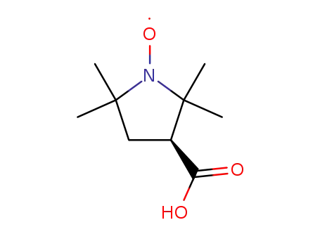 Molecular Structure of 68354-47-2 ((-)-3-CARBOXY-2,2,5,5-TETRAMETHYLPYRROLIDINYL-1-OXY)