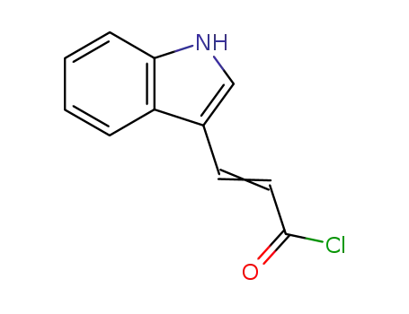 2-Propenoyl chloride, 3-(1H-indol-3-yl)-