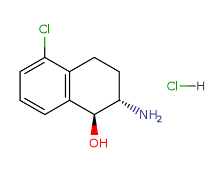 1-Naphthalenol,2-amino-5-chloro-1,2,3,4-tetrahydro-, hydrochloride, trans- (9CI)