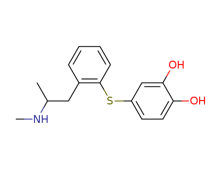 1,2-Benzenediol,4-[[2-[2-(methylamino)propyl]phenyl]thio]-