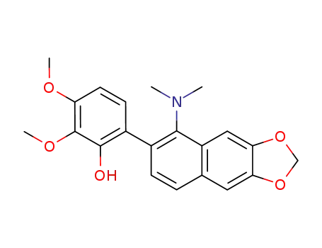 Phenol,6-[5-(dimethylamino)naphtho[2,3-d]-1,3-dioxol-6-yl]-2,3-dimethoxy-