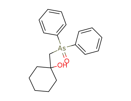 1-[(Diphenylarsoryl)methyl]cyclohexan-1-ol
