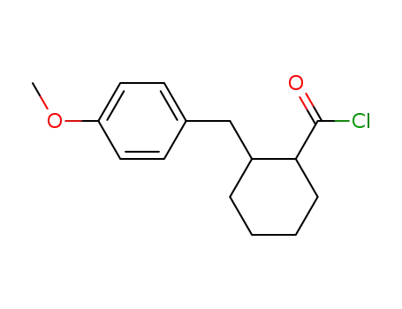 2-(4'-methoxybenzyl)cyclohexane-1-carboxylic acid chloride