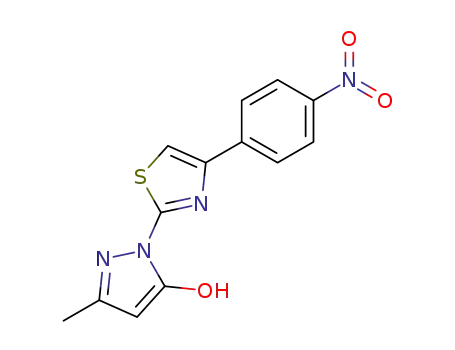 5-Methyl-2-[4-(4-nitro-phenyl)-thiazol-2-yl]-2H-pyrazol-3-ol